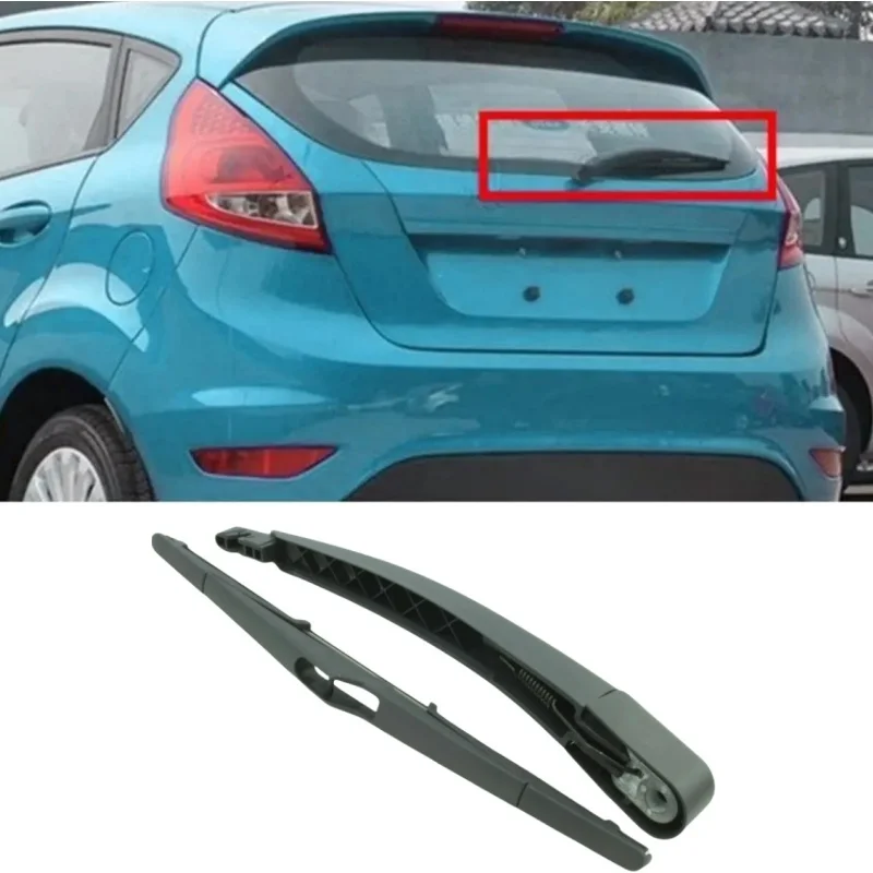 Rear Windscreen Wiper Blade & Arm Set Tailgate Windshield Windscreen Tailgate Window For Ford Fiesta MK7 2008-2017