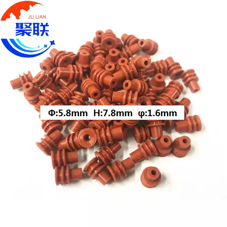 50pcs-10000pcs 15324973 12052924 Outer Diameter Φ5.8mm Rubber Seal Inner diameter φ:1.6mm Wire Seal 12048086 For Auto Connector