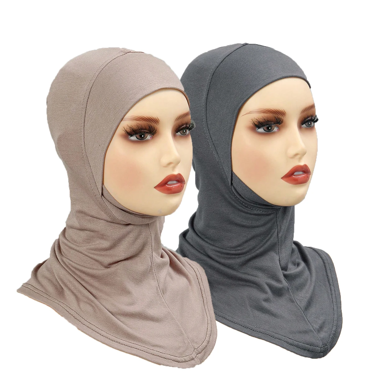 Ramadan Islamic Muslim Underscarf para Mulheres, Lenços de Cabeça, Turbantes Cabeça, Véu Hijab, Chapéu Bonés, Xale