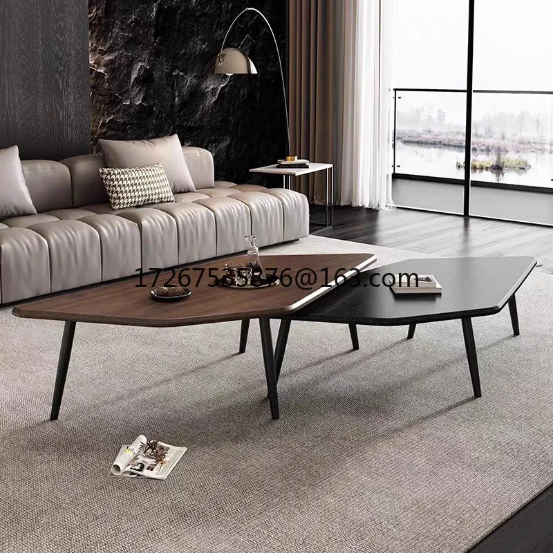 

Medieval style special-shaped coffee table household living room small apartment minimalist coffee table coffee table