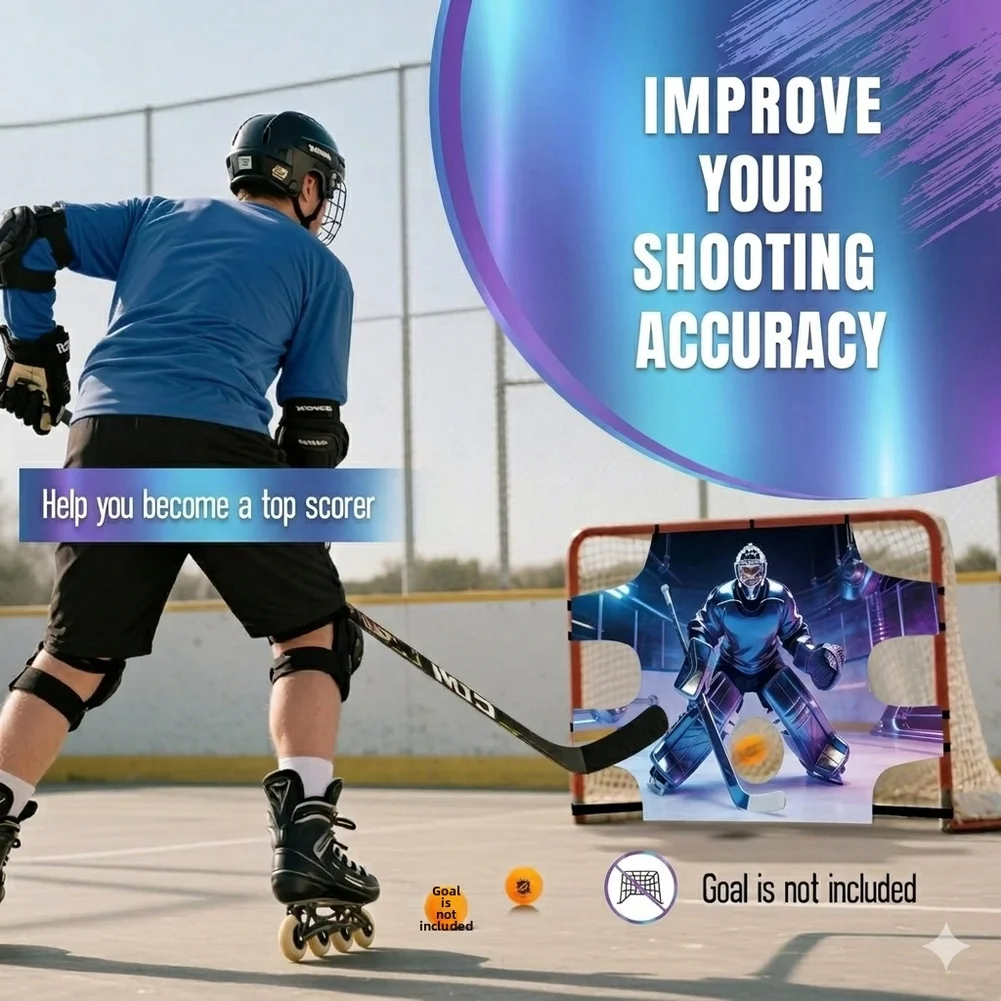 hockey-strike-pad-hockey-training-target-thickened-nylon-fabric-realistic-goalkeeper-design-skill-development-tool