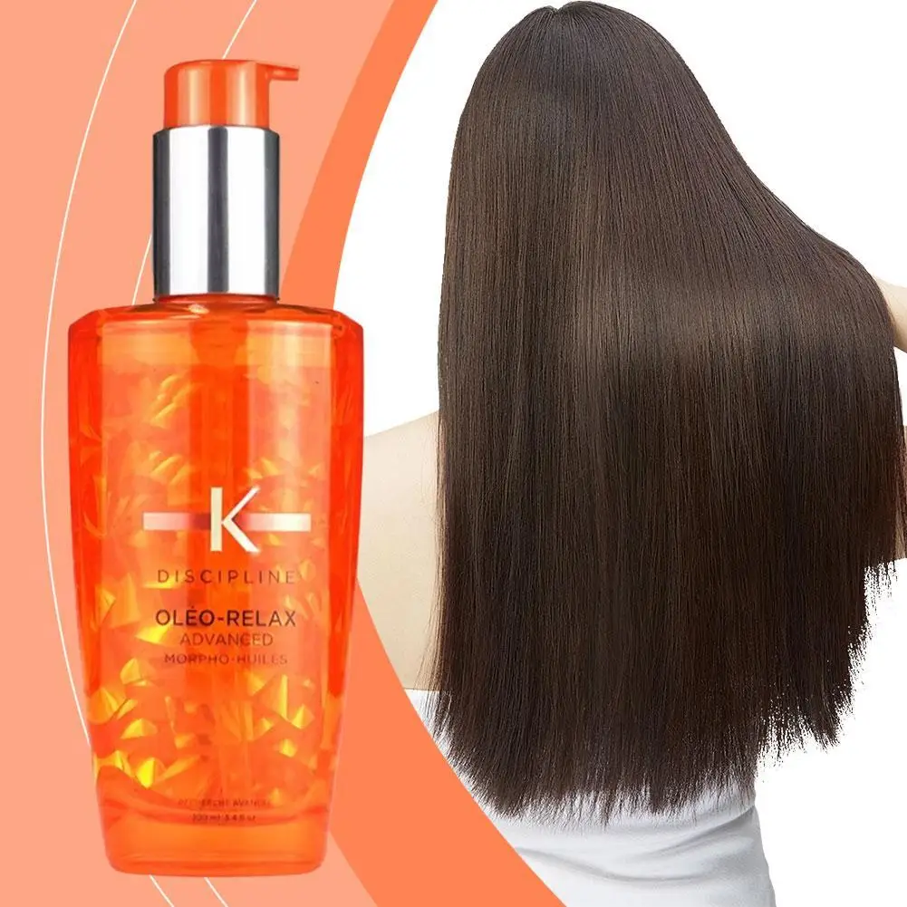 Suero de aceite hidratante de 100ML para alisar el frizz, reparar el cabello dañado, agregar brillo, fortalece y proporciona protección contra el calor