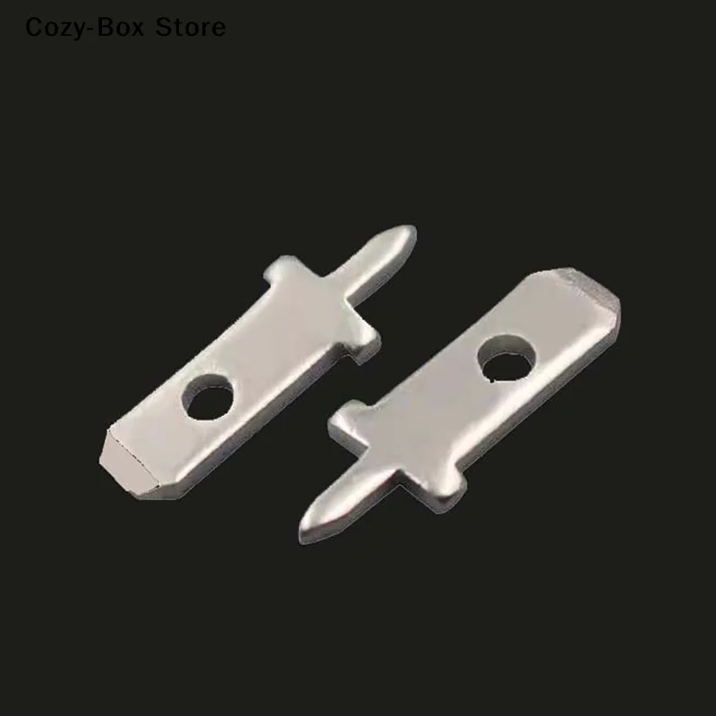 [ZY]50Pcs PCB Welding Sheet Solder Lug Thickness One Legs 2.8 Inserts 0.8mm Plug Spring Terminal [ZY]