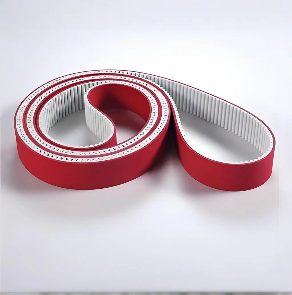 TK5 Pu Timing Belt with Red Rubber and U groove