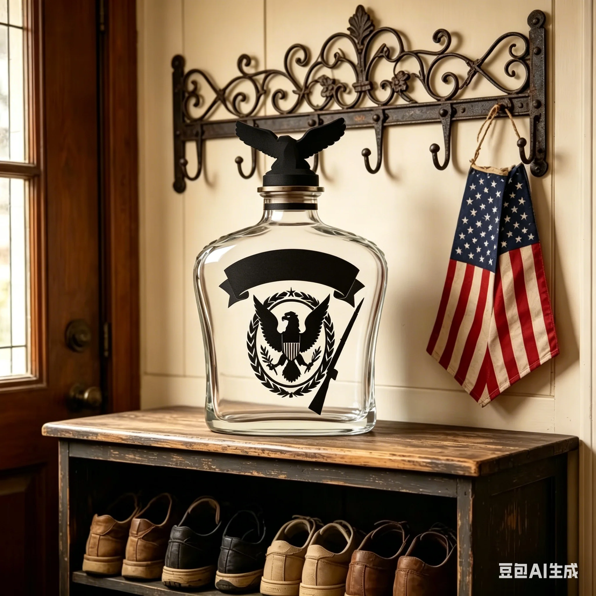 American Freedom Eagle Whiskey Decanter Unique Liquor Bottle Home Bar Collectible Ornament collection-grade foreign wine bottle