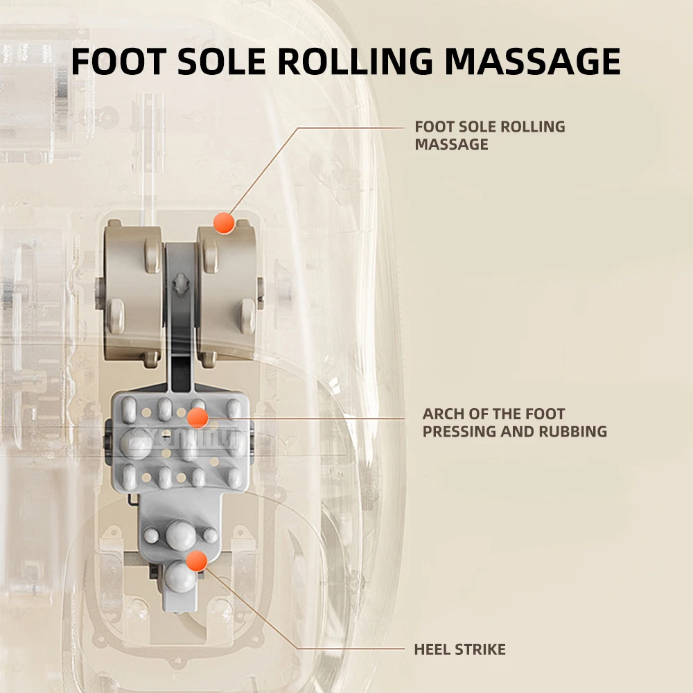 

Полностью автоматическая машина для массажа ног, подушка безопасности, разминание акупунктурных точек и нажатие подошв ног, релаксация