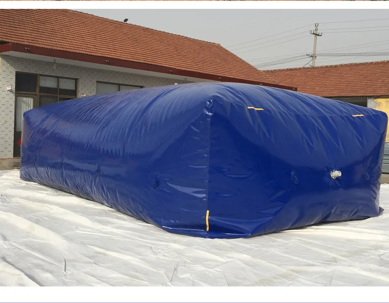 Customized Collapsible Water Bladder Flexible Plastic Water Storage Tank 5000L 10000L 20000 Liter for Boat Construction Farm