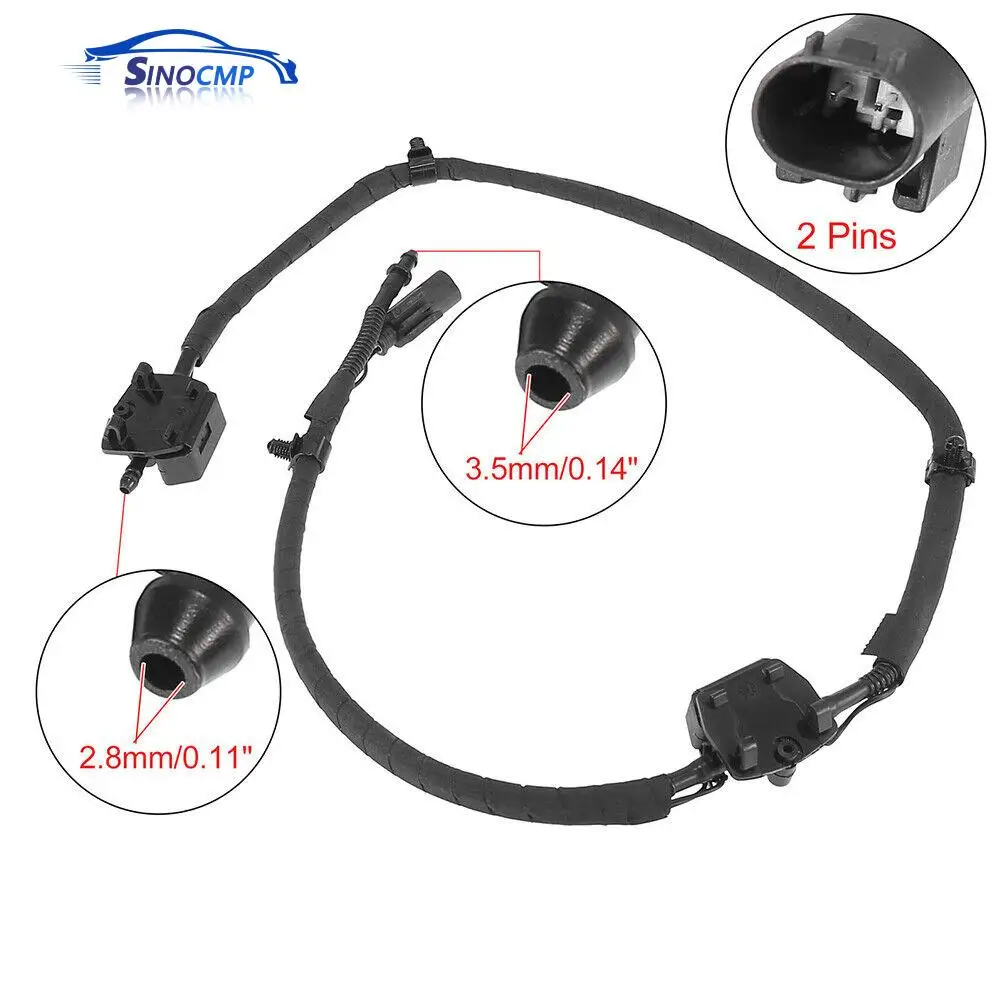 

1 PC Car Windshield Washer Nozzles Spray Jet Plastic Black 61667276500 For BMW F30 F31 F35 F80 Car Nozzle Spray Replacement Part