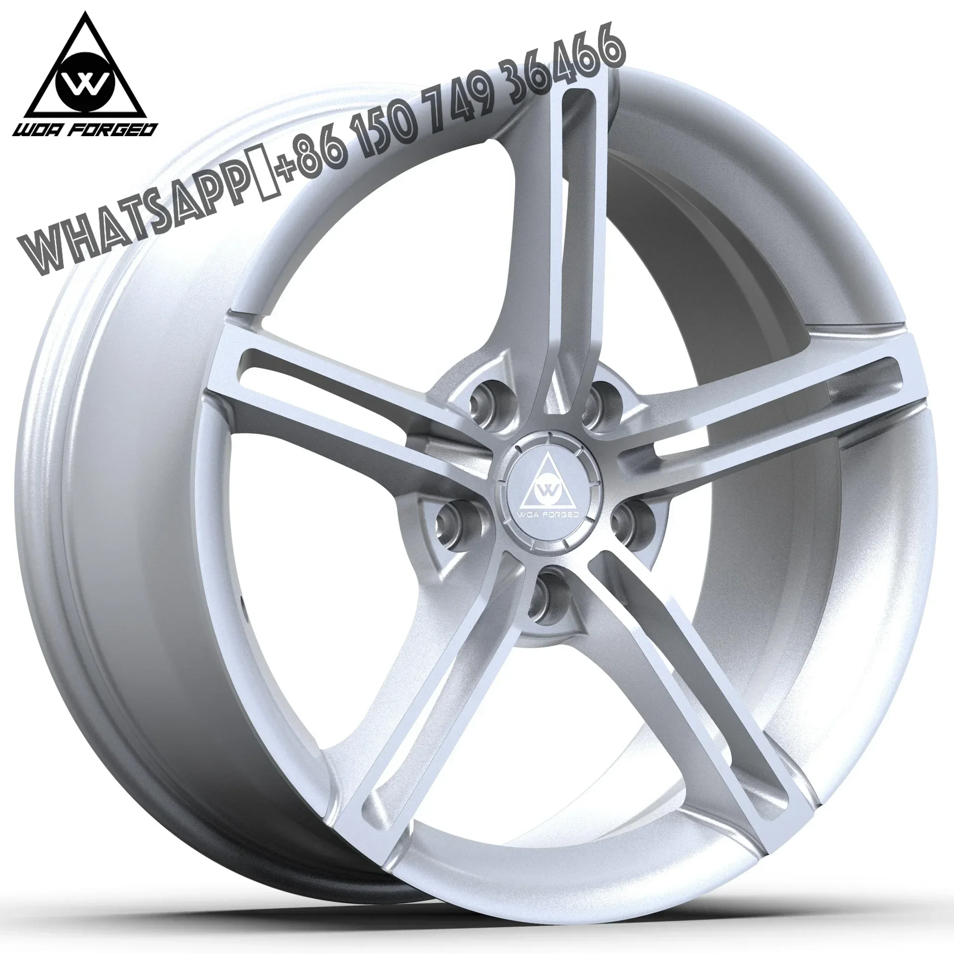 

WOA FOREGD 19 20 21 22 Inch 6061-T6 Forged Wheels Alloy Luxury Car Wheel 5 Spoke Rims for volvo bmw audi benz Jaguar porsche