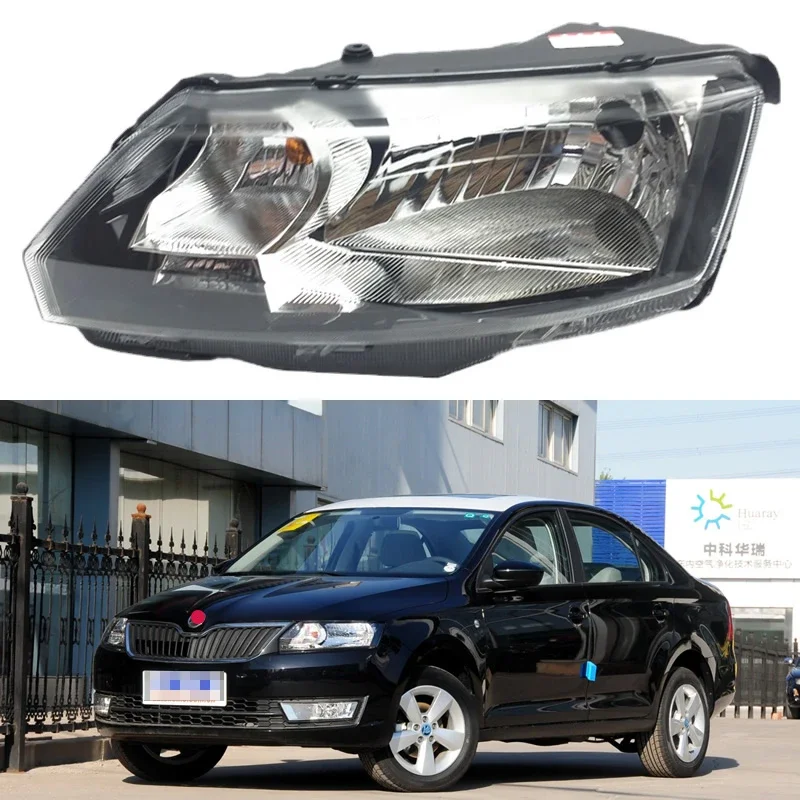 

For Skoda Rapid 2013 14 2015 2016 2017 car accsesories Headlight Assembly high beam turn signal low beam Nocturnal lamp electric