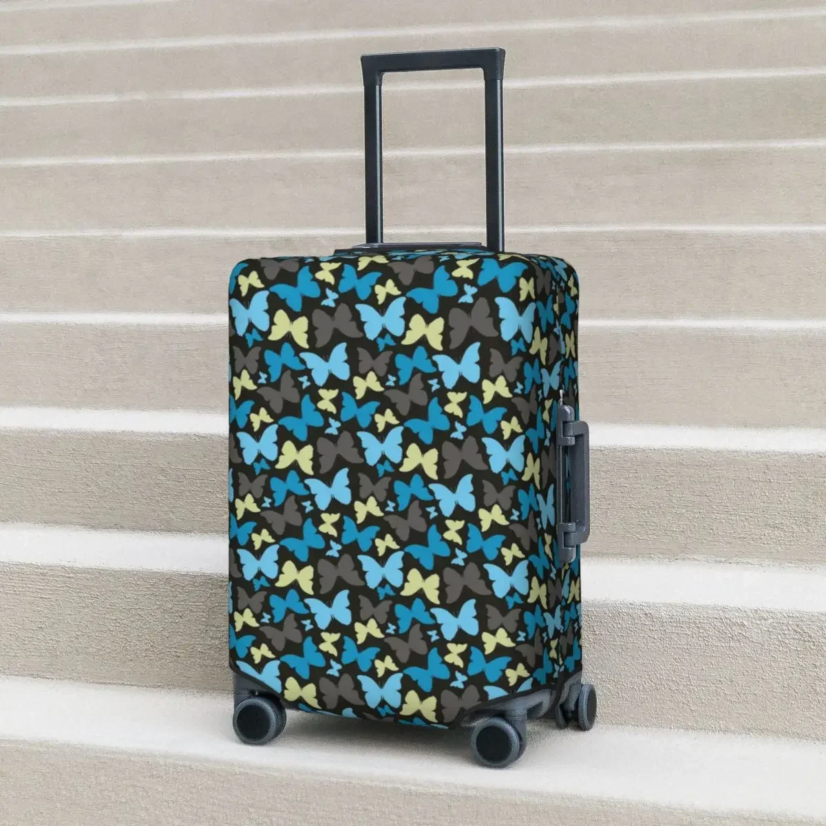 Print Suitcase Cover Travel Flight Cruise Trip Elastic Luggage Case Protection