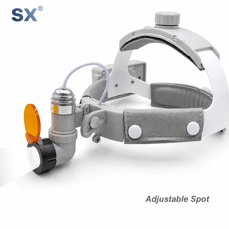 7W Dental Surgical LED Headlight Focusing Brightness Adjustable Headlamp for Precise Dental Lab & ENT Work