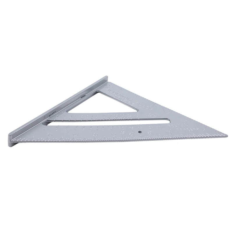 Triangle Ruler 7Inch Measurement Tool Aluminium Alloy Carpenter Set Square Angle Woodworking Tools Try Square Triangular