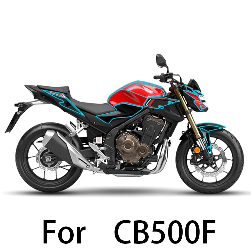 For CB500F Invisible Clothing Body Sticker Lacquer Finish Fuel Tank Laminating Film Scratch Proof Modify Accessories