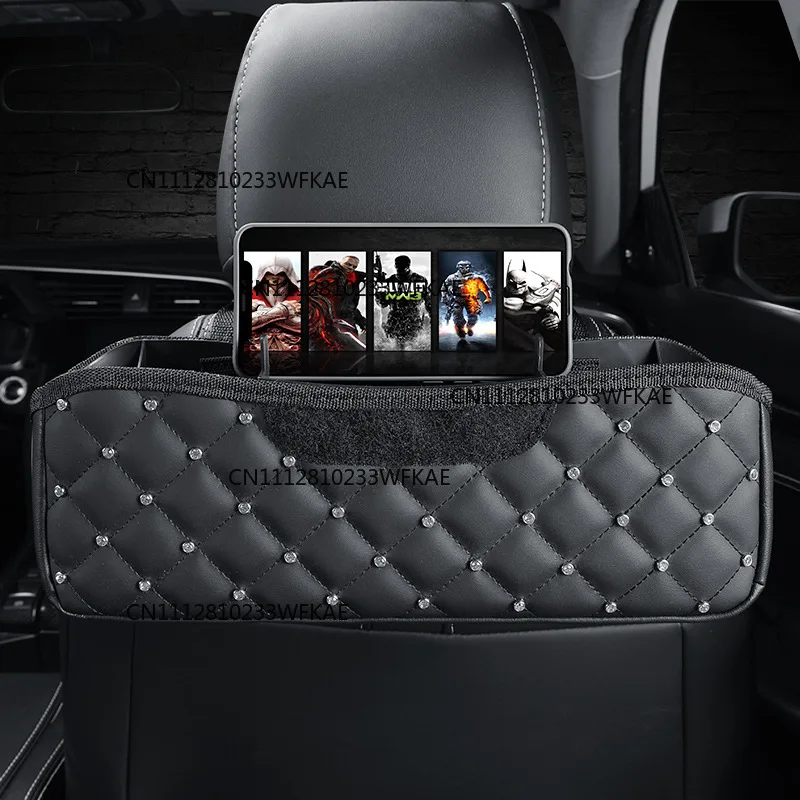 Car seat back storage box Car tissue multi-functional storage box