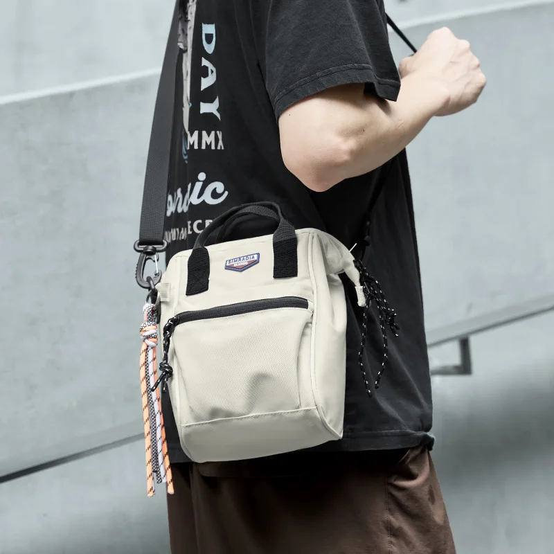 

Мини-местная сумка для пары, мужская и женская сумка через плечо, модная парусиновая сумка на одно плечо, легкая уличная одежда, тренд для путешествий, повседневное использование