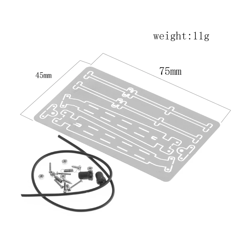 Metal Windshield Wiper Decoration For AXIAL 1/6 SCX6 JEEP RC Car Upgrade Parts Accessories