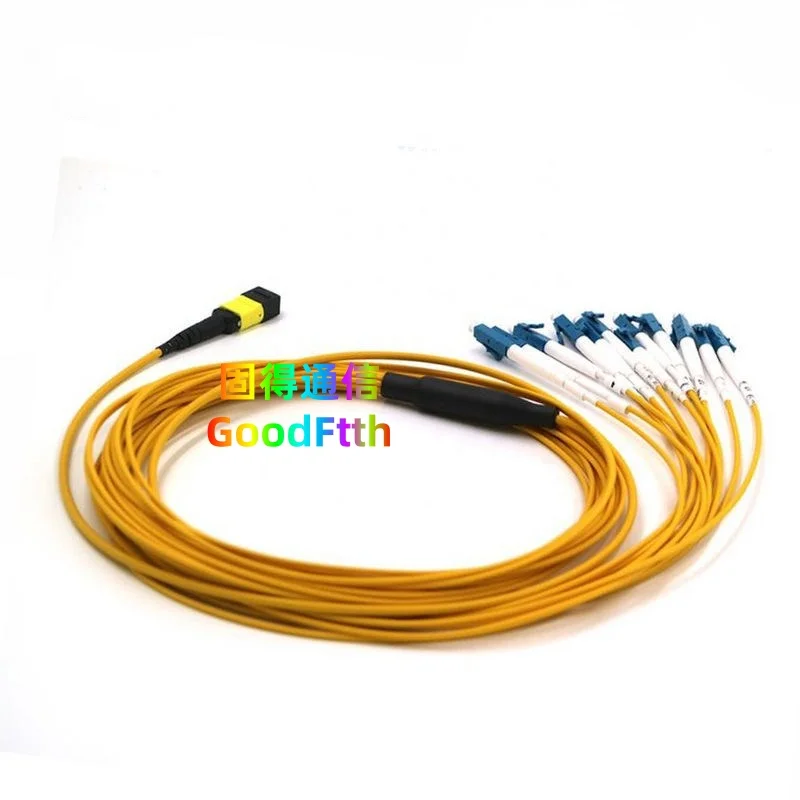 Elite Trunk Cable Patch Cord MPO(F)-LC SM 12C 30m 35m 40m 45m 50m 60m 80m 100m 150m 200m Low Loss GoodFtth