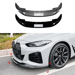 Front Bumper Spoiler Lip Lower Splitter Protector Blade For BMW 4 Series G24 G26 M Sport M440i i4 M50 Gran Coupe 4 Door 2020-25