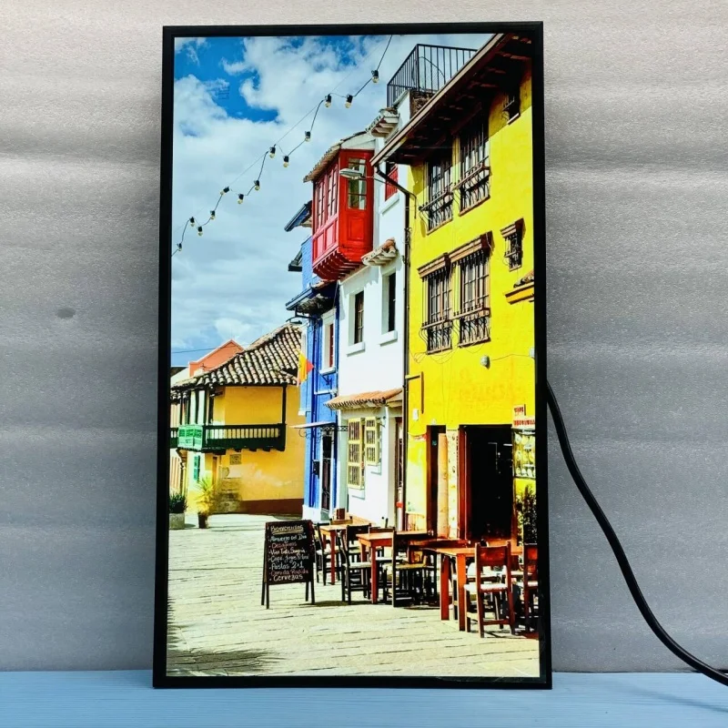 

43-дюймовый ЖК-экран для обоев, настенный ультратонкий супертонкий интеллектуальный дисплей, высокий цветной ЖК-дисплей для рекламы