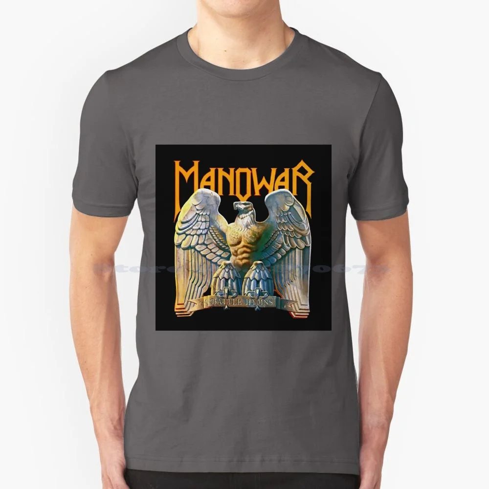 Manowar Fans 99 T Shirt 100% Cotton Tee Music Anniversary Tour Blondie Band Manowar Is An American Heavy Metal Band