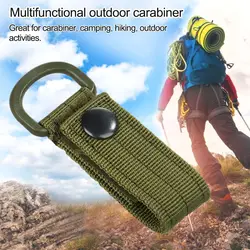 Hanging Key Hook Clip Clamp Buckle Hook Clip Nylon Webbing Molle Belt Clip Outdoor Buckle Strap Hunting Accessories Equipment