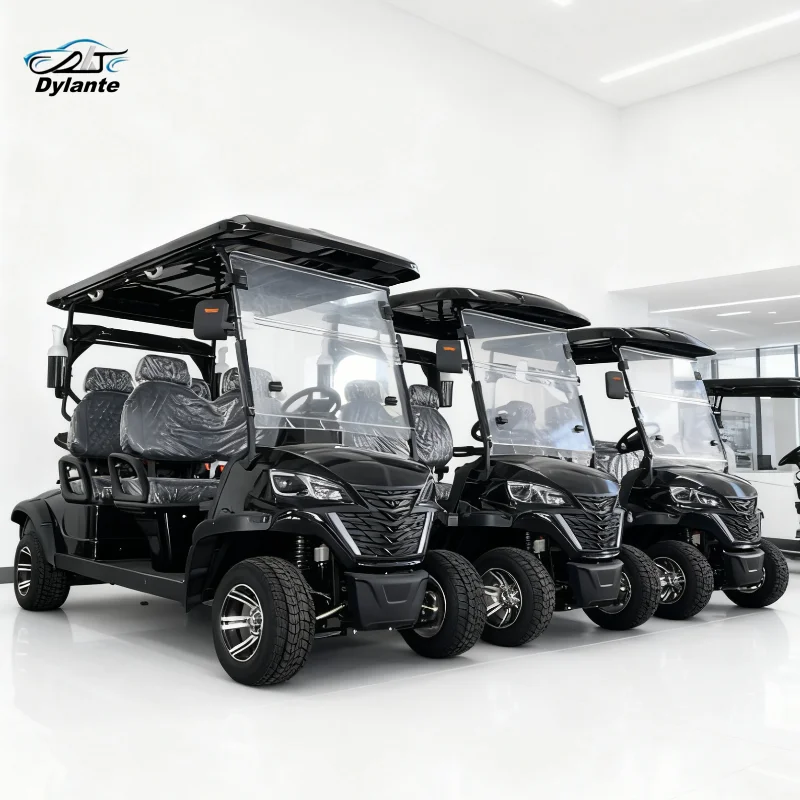 

48/60/72 В литиевая батарея 4-местный гольф-багги клубный автомобиль электромобиль алюминиевая рама электрические тележки для гольфа