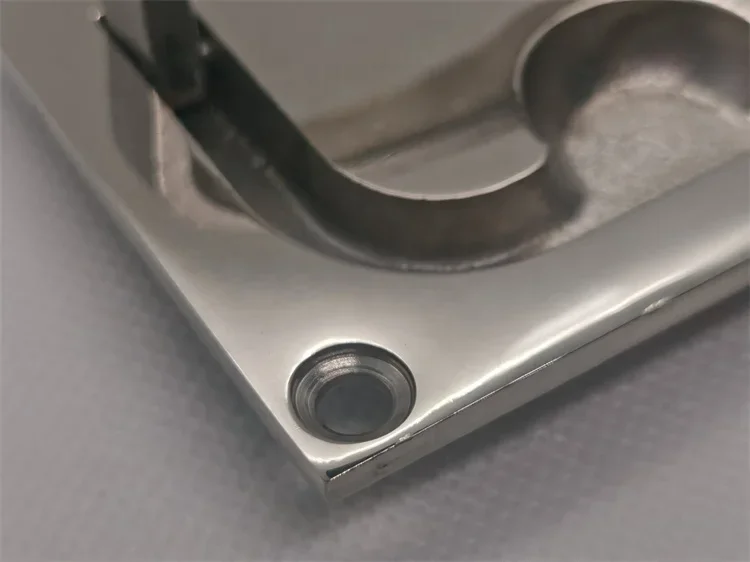 

Marine Grade Stainless Steel 316 Rigging Hardware Boat Door Hatch Pull Flush Lift Ring Recessed Handle