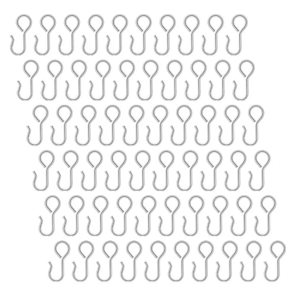 

100 шт. металлических S-образных крючков 23 мм для автомобильных чехлов, сверхпрочные стальные крепления для чехлов на сиденья автомобиля, предотвращающие складки