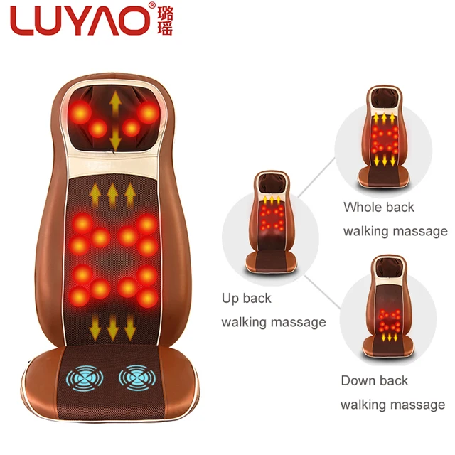 LUYAO Affordable Massage Chair Vending Shiatsu Full Body Massager for Back Neck Shoulder Pain Relief Relaxation Home Use
