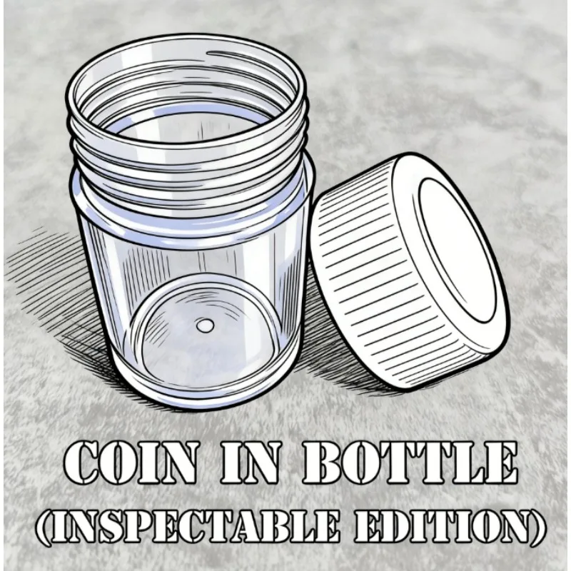 

Профессиональная монета в бутылке (можно просматривать) – Чудо-трюк для фокусов крупным планом, полностью проверяемая иллюзия, реквизит для фокусника, магия