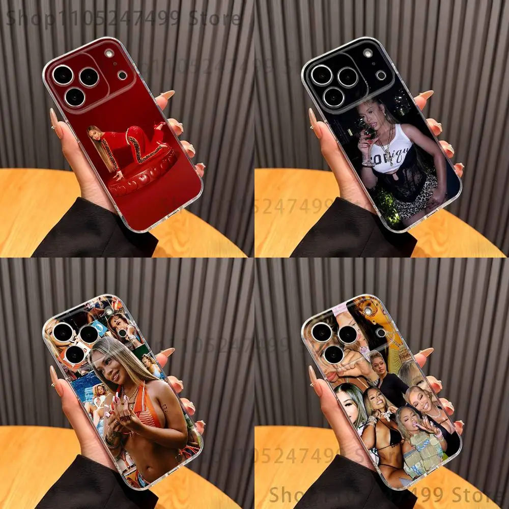 حافظة هاتف سينجر L-Latto لهاتف آيفون 17,16,15,14,13,12,11 Pro,Max,Plus,X,XS,XR,SE4,E غطاء ناعم شفاف صغير