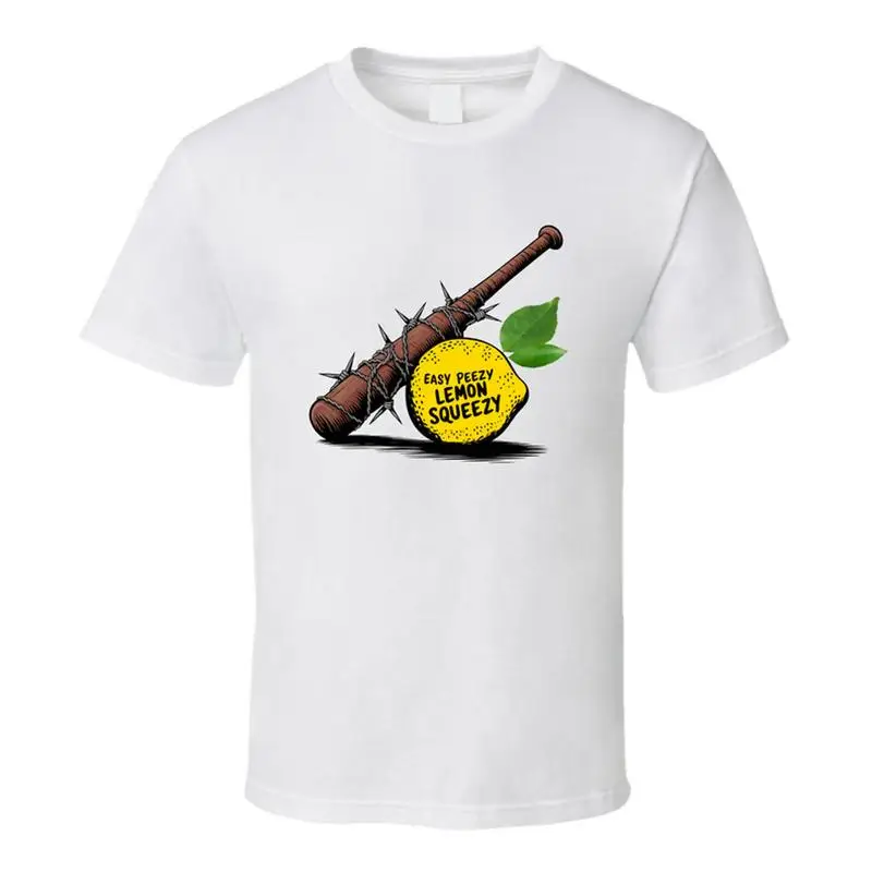 Camiseta Easy Peezy Lemon Squeezy, nueva camiseta fresca de Lucille Bat, camiseta Walking Dead