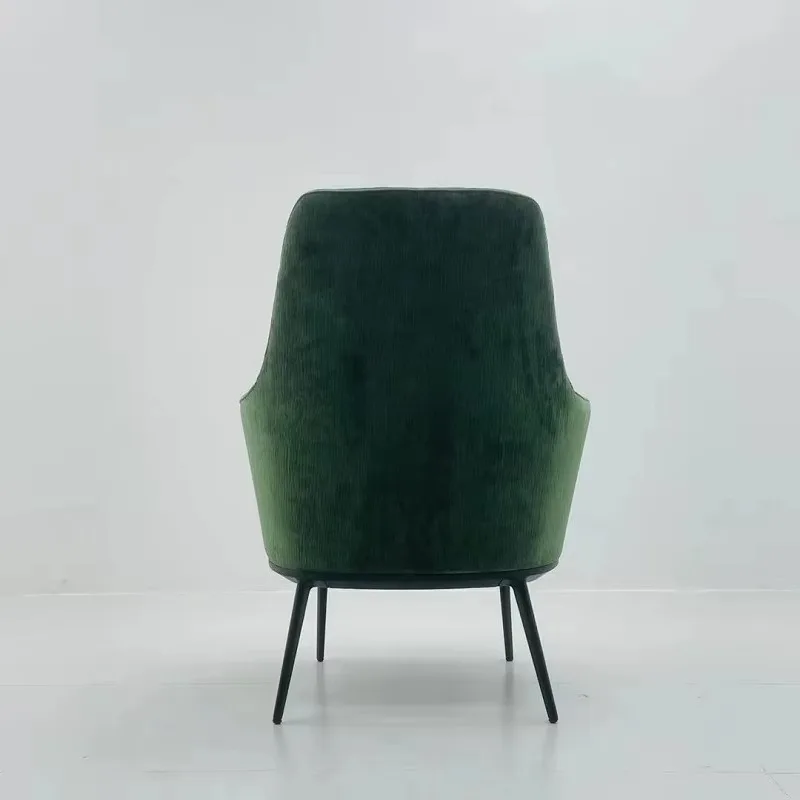 ^Modern Designer Leisure Living Room High Back Armchair Hotel Zebra Print Fabric Single Sofa Furniture