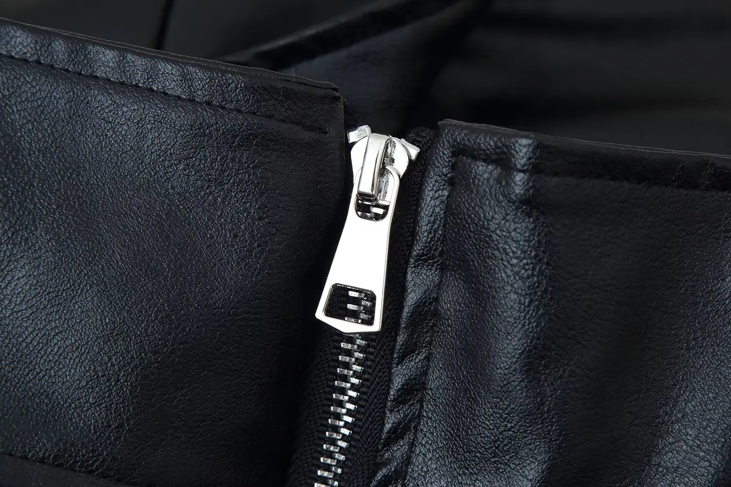 Veste en Faux cuir pour femme, mode hiver, fermeture éclair, col rabattu, manteaux Vintage, Streetwear pour dames, hauts d'extérieur en cuir