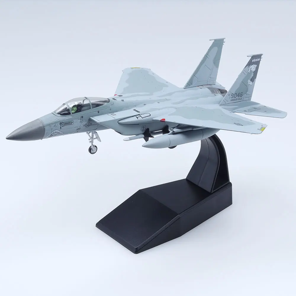 1/100 F-15 نموذج معدني لطائرة النسر المصبوبة للهدايا 9046 #1
