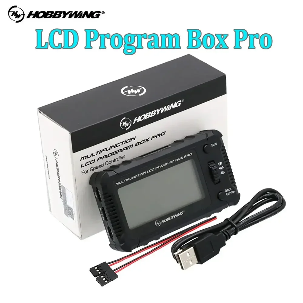 Hobbywing Multifunzione LCD Program Box Pro OTA Parametro/Mislazione Aggiornamento 1-8S Batteria Per PLATINUM XERUN EZRUN Seaking Pro ESC