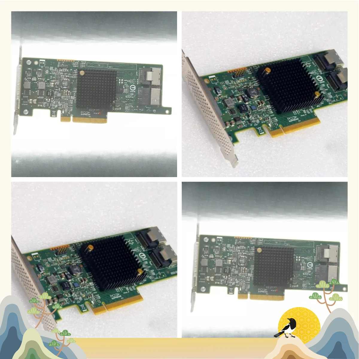 SAS 9217-8I 2308 IT Array Card PCIe 3.0 6GB SAS 9207-8I Channel Card