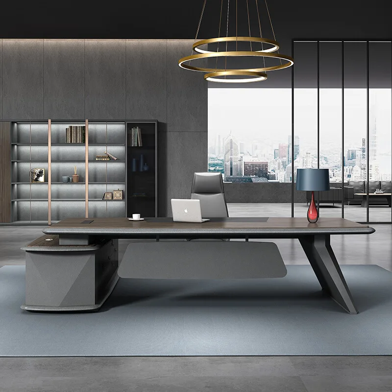 Boss , large desk, modern simple office furniture, board type, president, large desk and  combination desk wholesale