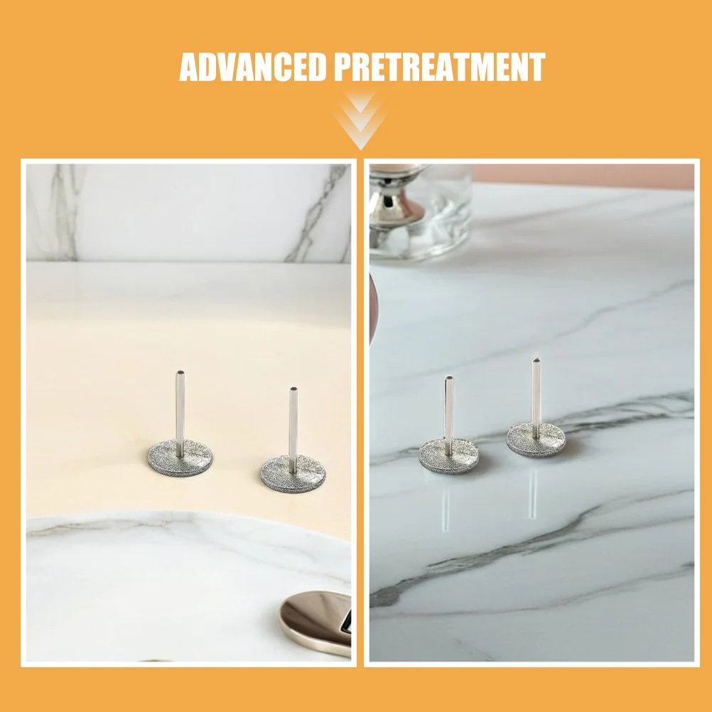 2 قطعة العناية بالأظافر الرملي أقراص 20 مللي متر المعالجة المسبقة المستديرة ل مانيكير باديكير مزيل الجلد الميت الملحقات الكهربائية مسمار الحفر #6