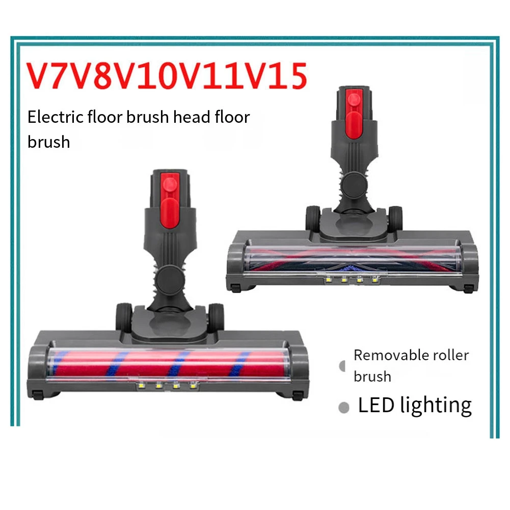 

B06B-Motorized Floor Brush Head Tool Accessories For Dyson V8 V7 V10 V11 V15 Vacuum Cleaner Roller Head Floor Brush Parts