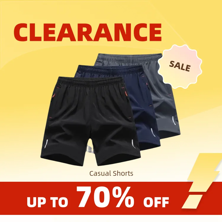 Clearance_Summer New Arrival Sports Shorts Men New Comfortable Elastic Waist Clothing Male Breathable Short Trousers Plus 6XL 7X