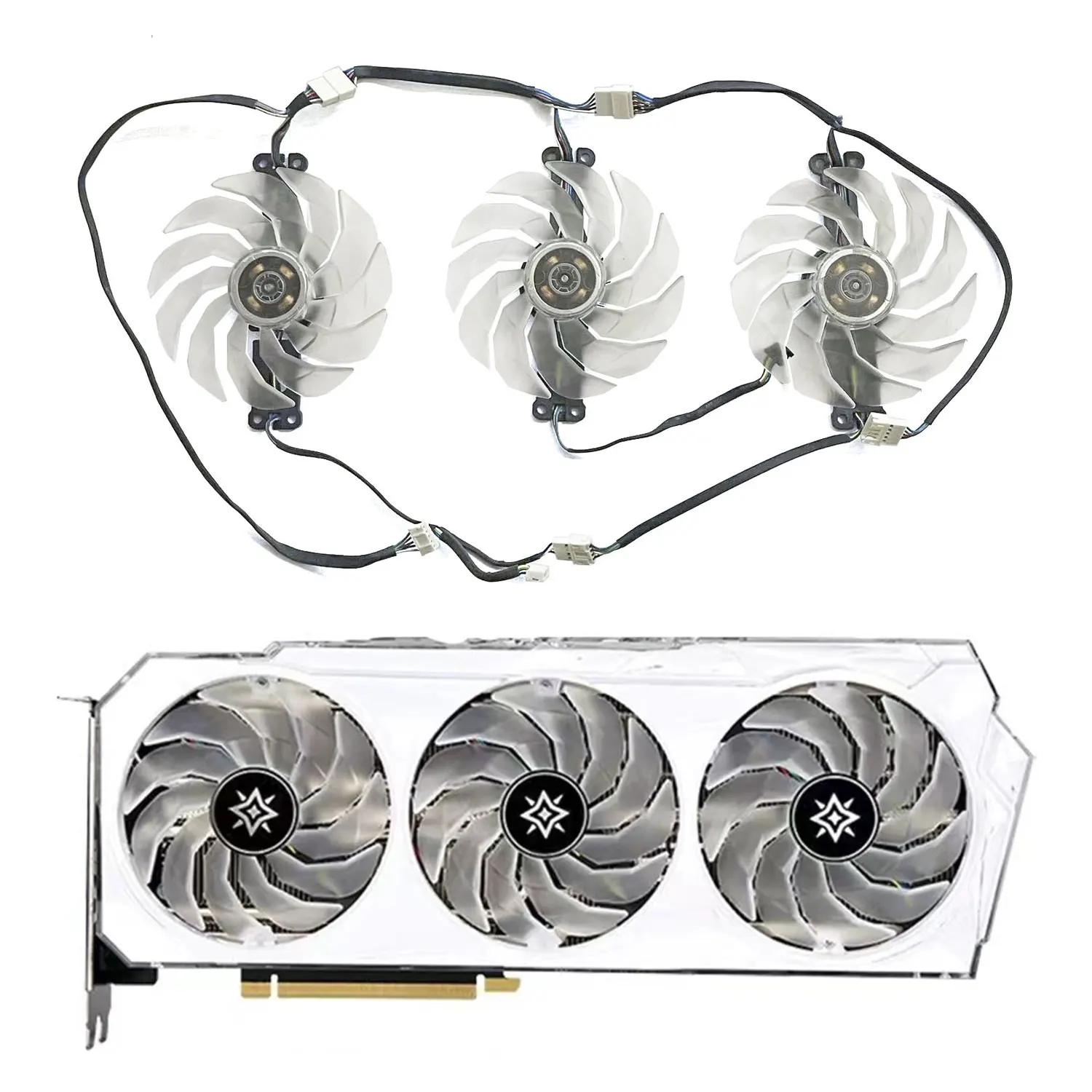 

TH9215S2H-PDB02 89MM DC 12V 0.45A GPU fan suitable for GALAXY RTX3090 3080Ti 3080 3070Ti 3070 3060Ti 3060 BOOMSTAR graphics card