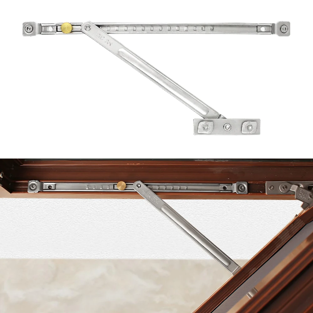 Windproof Sliding Cabinet Door Stop, Crianças Safety Lock Restritor para Janela, ponte quebrada, 12 polegadas