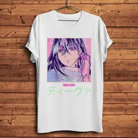 Vivy Fluorite Eye’s Song Funny Waifu Anime Tshirt,Men White Casual Short Sleeve T Shirt,Otaku Manga Unisex Tee,breathable Print