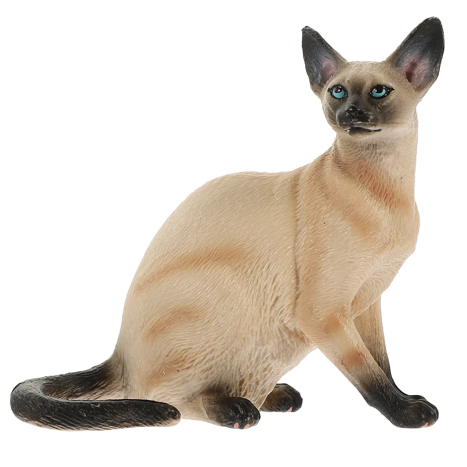 

Nursery Decoration Fake Cat Model The Simulation Cute Figures Small Plastic Miniature Statue Office