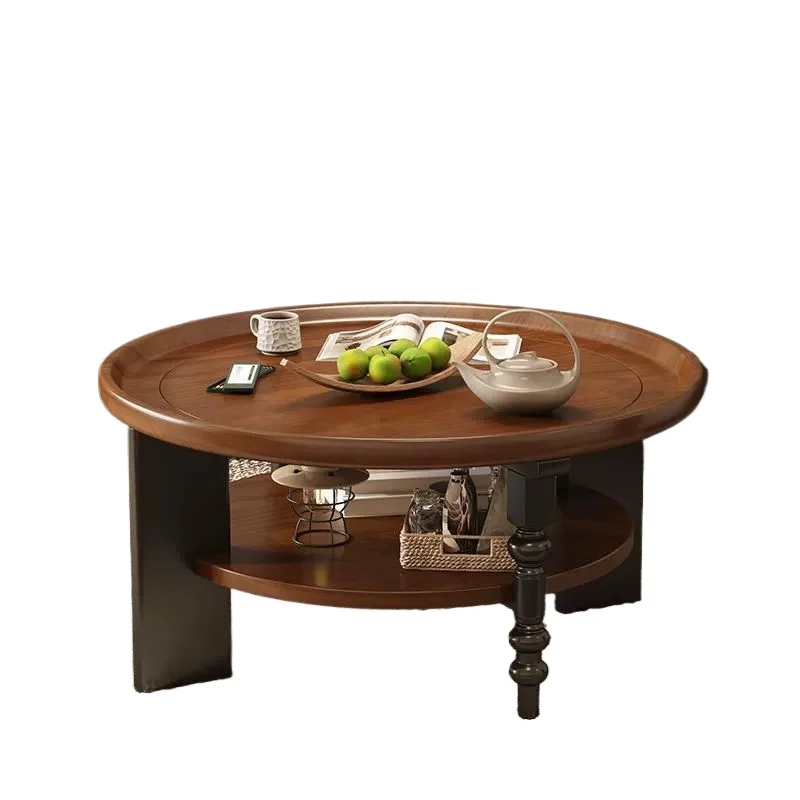 Modern Design Coffee Table Italian Round Cute Vintage Coffee Table Storage Minimalist Mesa De Centro Sala Home Furniture