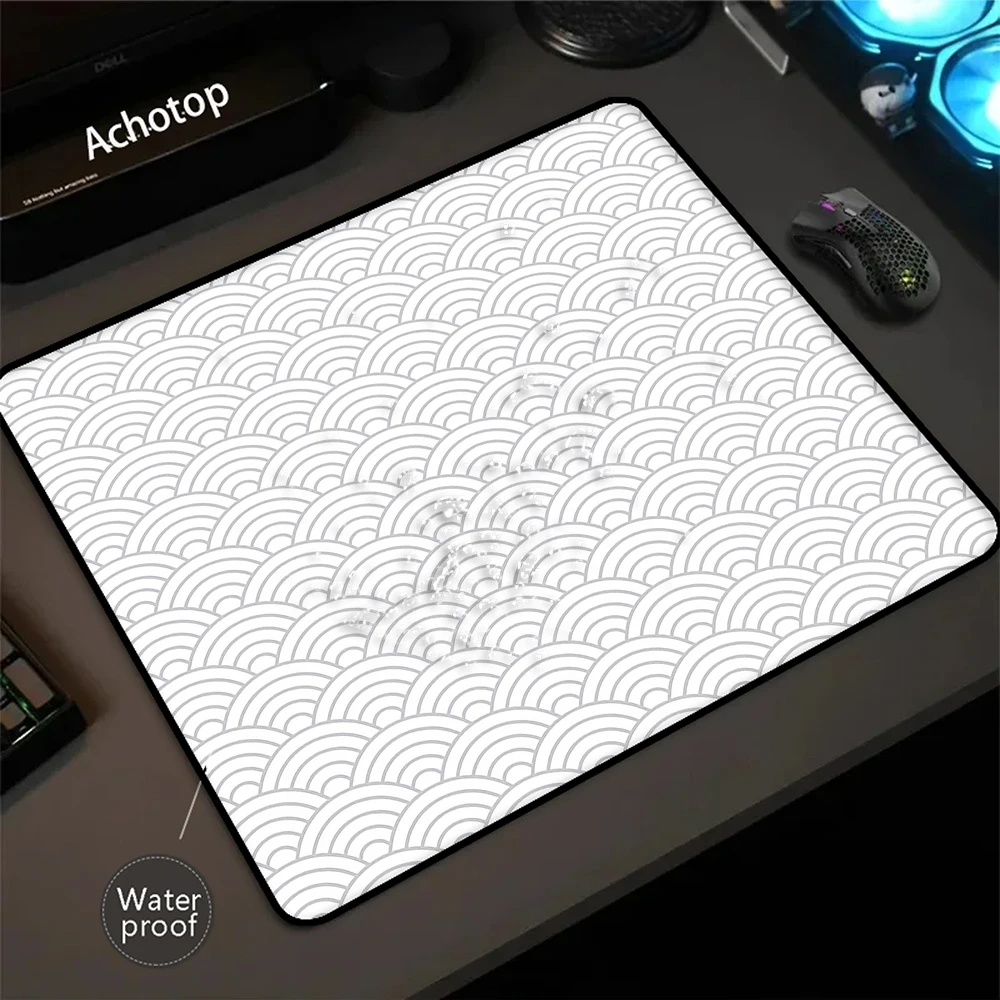 

400x450mm Waterproof Mousepad Topographic Seigaha Mouse Pad Desk Mat Mouse Pads Gamer Mause Mat Gaming Speed Keyboard Pads