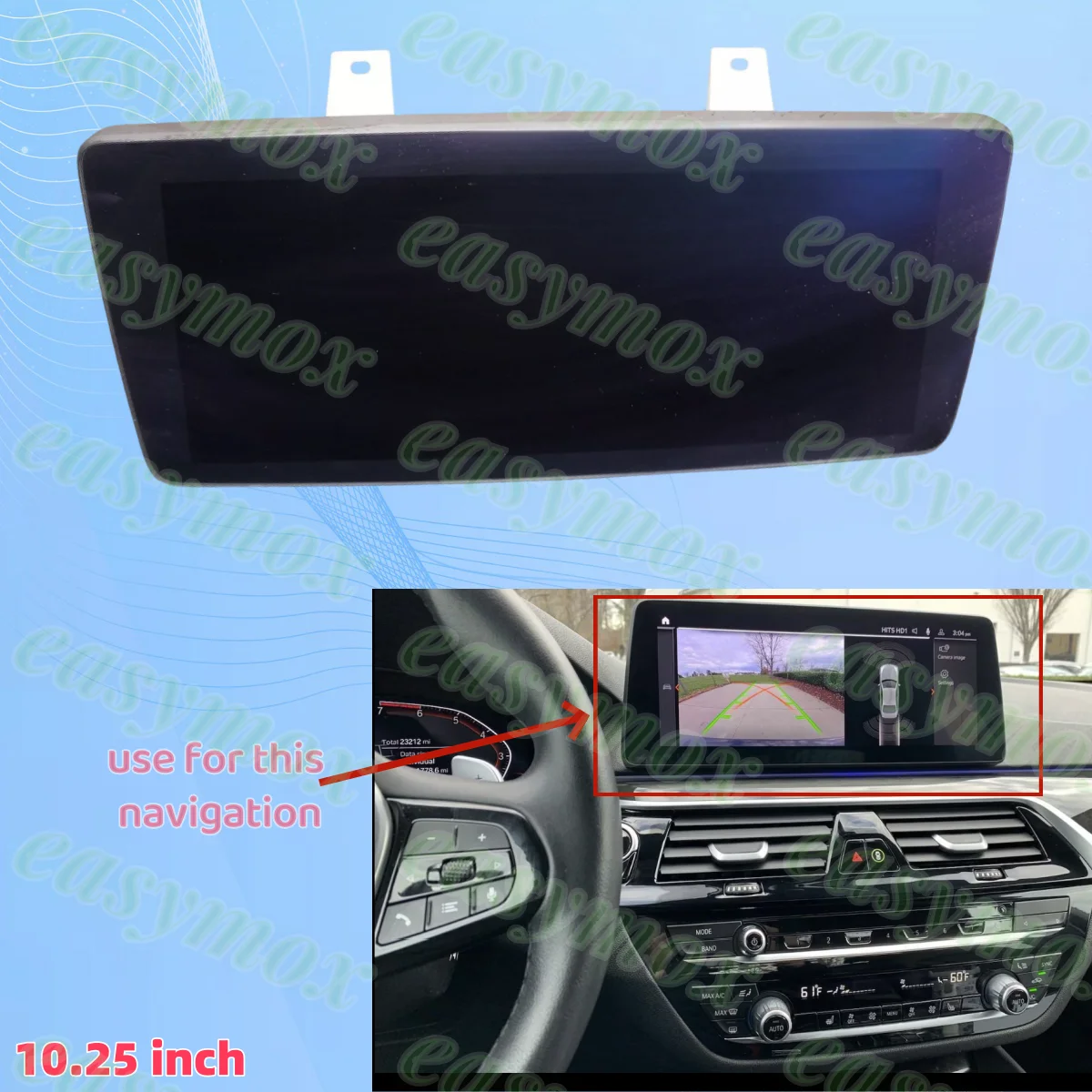 

10.25" LCD Display For 2017-2024 BMW 5 Series G30 G31 6 G32 M5 CENTRAL INFORMATION DISPLAY CID 10.25 NBT EVO TOUCH HIGH