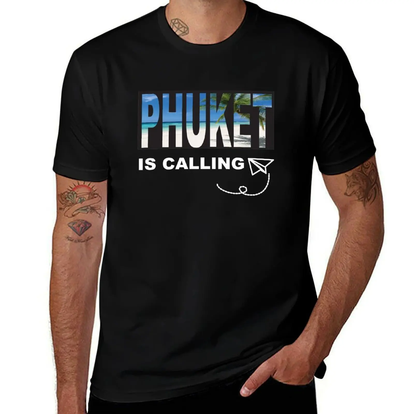 

Phuket is calling T-Shirt basketball graphic tees gifts for boyfriend designer t shirt men
